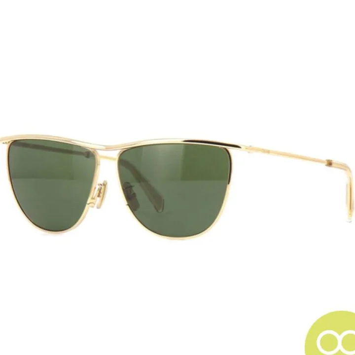 Celine Aviador cuadrada dorada